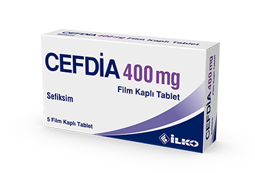 CEFDIA 400 MG 5 FILM KAPLI TABLET